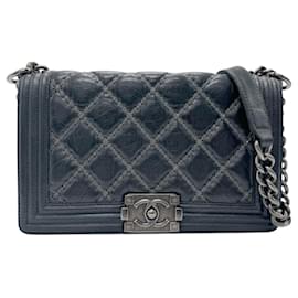 Chanel-Chanel Boy-Navy blue