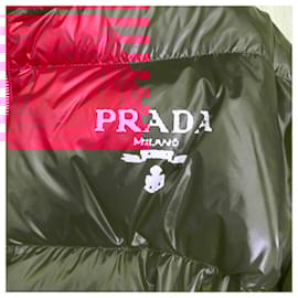 Prada-Red Prada Puffer Coat-Red
