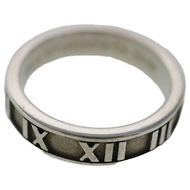 Autre Marque Atlas Ring TIFFANY&Co. Silber Ag925 Auth 95711 Silber