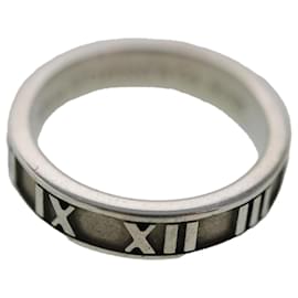 Autre Marque-TIFFANY&Co. Atlas Ring Ag925 Silver Auth 95711-Silvery