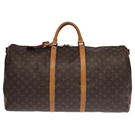 Louis Vuitton-LOUIS VUITTON Monogram Keepall Bandouliere 60 Boston Bag M41412 LV Auth 95537-Monogram