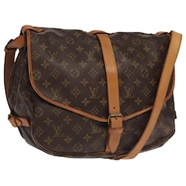 Louis Vuitton-LOUIS VUITTON Monogram Saumur 35 Shoulder Bag M42254 LV Auth mr547-Monogram