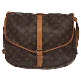 Louis Vuitton-LOUIS VUITTON Monogram Saumur 35 Shoulder Bag M42254 LV Auth mr547-Monogram