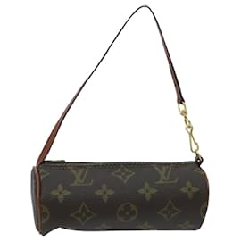 Louis Vuitton-LOUIS VUITTON Monogram Papillon Pouch LV Auth 97174-Monogram