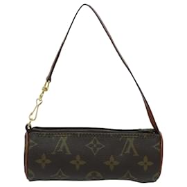 Louis Vuitton-LOUIS VUITTON Monogram Papillon Pouch LV Auth 97174-Monogram