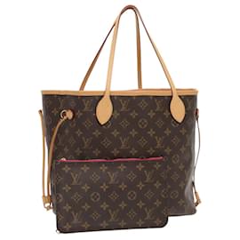 Louis Vuitton-LOUIS VUITTON Monogram Neverfull MM Tote Bag M40156 LV Auth 96507A-Monogram