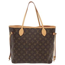 Louis Vuitton-LOUIS VUITTON Monogram Neverfull MM Tote Bag M40156 LV Auth 96507A-Monogram