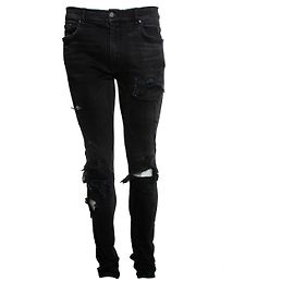 Amiri, jeans neri strappati Nero