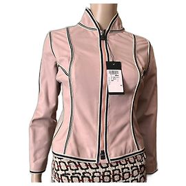 Chanel Leather Biker Jacket Size 40IT Multiple colors