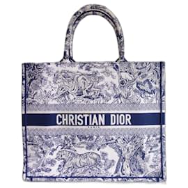 Dior-Dior Book Tote large bag-White,Blue