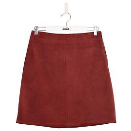 Apc Leder-Minirock Rot