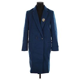 Claudie Pierlot Abrigo de lana Azul