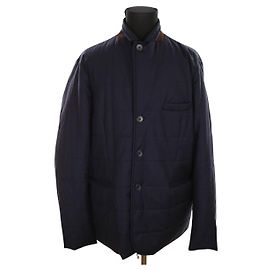 Loro Piana Wool coat Blue