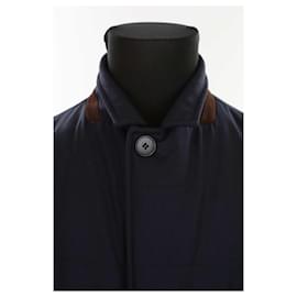 Loro Piana-Wool coat-Blue