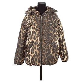 Ganni Puffer jacket Brown