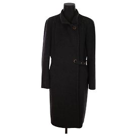 Gerard Darel Wollmantel Schwarz