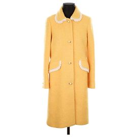 Paul & Joe Wool coat Yellow