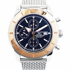 Breitling-Breitling Superocean U13320 Black Dial Men's Watch-Other