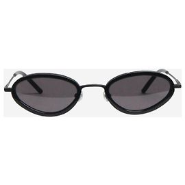 Dagmar Black oval sunglasses Black
