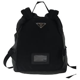 Prada-PRADA Backpack Wool Gray Silver Auth bs19226-Brown,Silvery