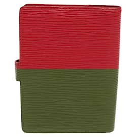 Louis Vuitton-LOUIS VUITTON Epi Agenda PM Day Planner Cover Red R20057 LV Auth fm3955-Red