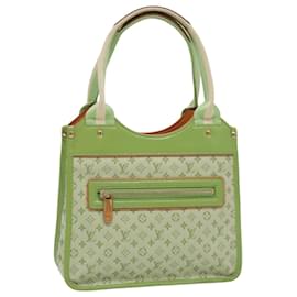 Louis Vuitton-LOUIS VUITTON Monogram Mini Sac Catline Tote Bag Almond Green M92931 Auth 96127-Other