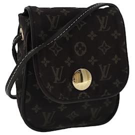 Louis Vuitton-LOUIS VUITTON Monogram Mini Pochette Cancun Pouch Brown M95313 LV Auth 97119-Brown