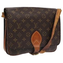 Louis Vuitton-LOUIS VUITTON Monogram Cartouchiere GM Shoulder Bag M51252 LV Auth 96368-Monogram