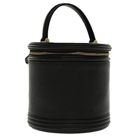 Louis Vuitton-LOUIS VUITTON Epi Cannes Hand Bag Black M48032 LV Auth yk15620-Black