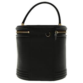 Louis Vuitton-LOUIS VUITTON Epi Cannes Hand Bag Black M48032 LV Auth yk15620-Black