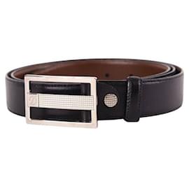 Autre Marque-Leather belt-Black