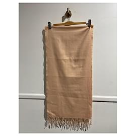 Hermès-HERMES Scarves T.  Cashmere-Pink