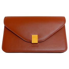Lanvin Tan Leather Concerto Wallet Brown