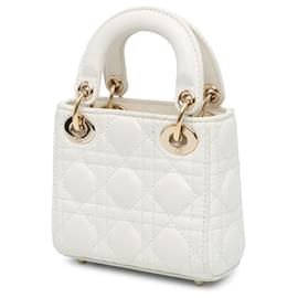 Dior-DIOR Handbags Leather-White