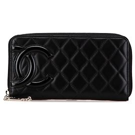 CHANEL Purses, wallets & cases T.  Leather Black