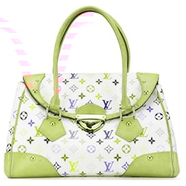 Louis Vuitton-White Louis Vuitton Monogram Murakami Beverly GM Handbag-White