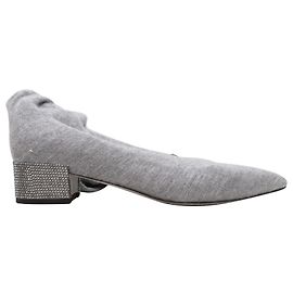 RENE CAOVILLA Boots T.EU 36 Cloth Grey