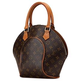 Louis Vuitton-Brown Louis Vuitton Monogram Ellipse PM Handbag-Brown