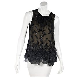 CAROLINA HERRERA Top T. Sintetico Nero