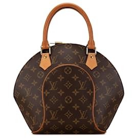 Louis Vuitton-Brown Louis Vuitton Monogram Ellipse PM Handbag-Brown