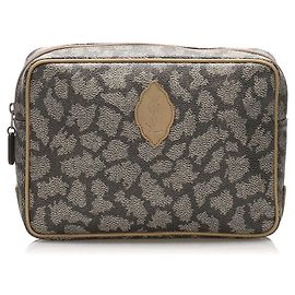 YVES SAINT LAURENT Handtaschen T. Leder Grau