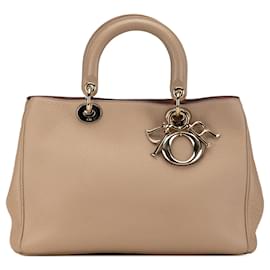 Dior-Brown Dior Medium Diorissimo Satchel-Brown
