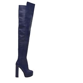 ELIE SAAB Boots T.EU 40 Leather Blue