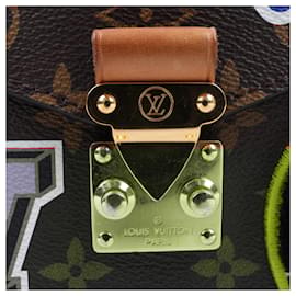 Louis Vuitton-Louis Vuitton Monogram Canvas Patches Pochette Metis Limited Edition MM 2Way Handbag M43991-Brown