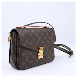 Louis Vuitton-Louis Vuitton Monogram Pochette Metis MM 2Way Handbag M44875-Brown