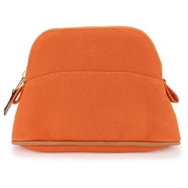 Hermès-Pochette en coton mini Bolide Hermès orange-Orange