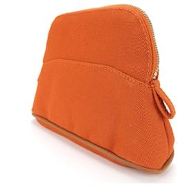 Hermès-Pochette en coton mini Bolide Hermès orange-Orange