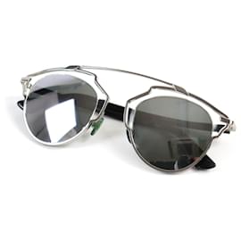 Christian Dior-Dior So Real Mirror Lens Sunglasses-Silvery,Metallic