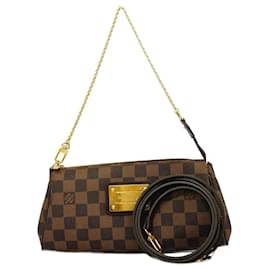 Louis Vuitton-Louis Vuitton Damier Eva Handbag-Brown,Damier ebene
