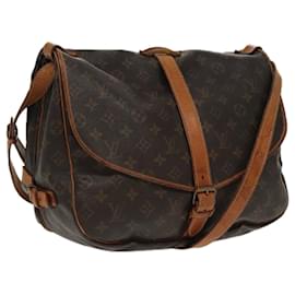 Louis Vuitton-LOUIS VUITTON Monogram Saumur 35 Shoulder Bag M42254 LV Auth bs19050-Monogram